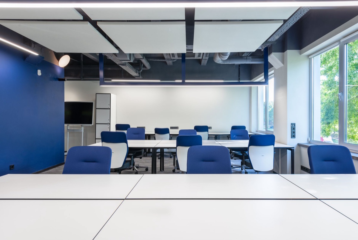 DVLA office interior in England