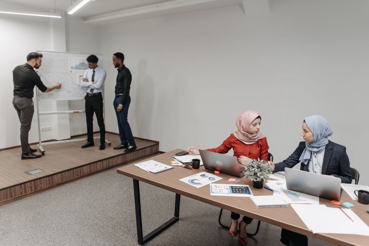international business collaboration setup