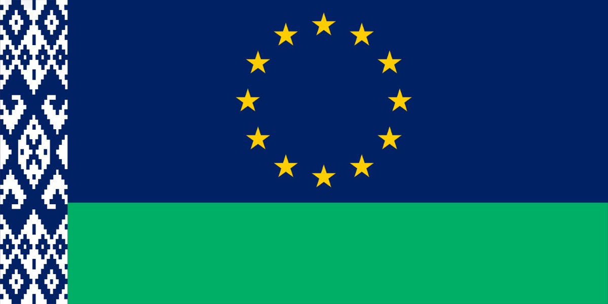 bandiera unione europea, simbolo politico